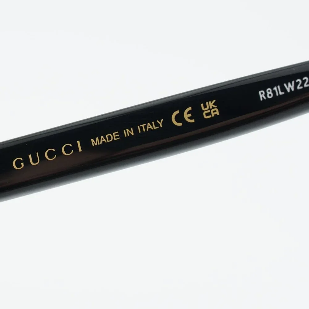 Gucci GG1985S 001 Sunglasses Black Square Frame, Grey Lenses